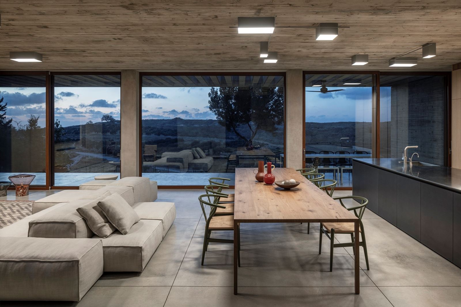 פרויקט תאורה - כרמי יוסף HOUSE